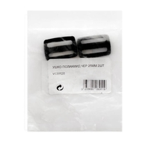Пряжка черная полиамид регулируемая для ремня 25 мм (2 шт) пакет