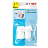 fix-o-moll Наконечник защитный для мебельных ножек d16 мм белый (4 шт)