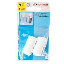 fix-o-moll Наконечник защитный для мебельных ножек d18 мм белый (4 шт)