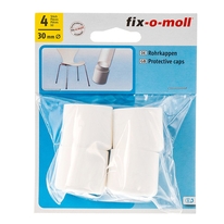 fix-o-moll Наконечник защитный для мебельных ножек d30 мм белый (4 шт)