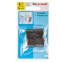 fix-o-moll Наконечник защитный для мебельных ножек d16 мм черный (4 шт)