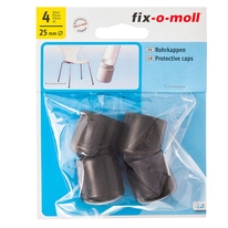 fix-o-moll Наконечник защитный для мебельных ножек d25 мм черный (4 шт)
