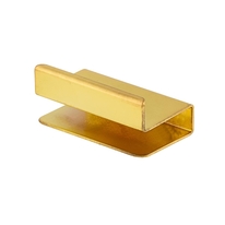 Ручки для стеклянных дверей золото (2 шт) "Element"