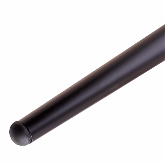 Ножка накладная круглая H710 металл, нерег., никель/чёрный 1 шт - фото2