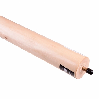 Ножка меб. ввертная H400 25х45 дерево, лак матовый/серебро 1 шт - фото2