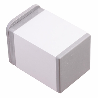 Ножка меб. накладная H60 квадрат 40х40, регулир., матовый хром 1 шт - фото2