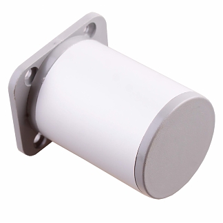 Ножка меб. накладная H60 круг D40, регулир., матовый хром 1 шт - фото2