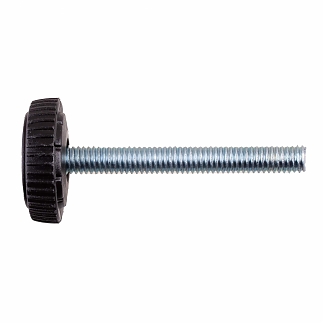 Винтовая опора 25мм с резьбой М10, Н50,пласт+мет (белый цинк) - фото2