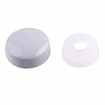 Заглушка-колпачок на шуруп, светло- серый 4 шт