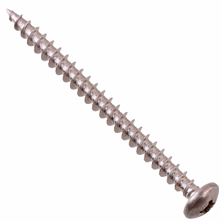 Саморезы пкр.универсальные нерж. 5,0x60 без покрытия (6 шт)