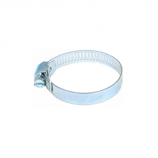 Хомут червячный 1 3/4" (23-44 мм) (1 шт) оцинкованный - фото2