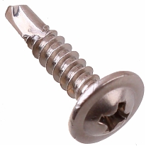 Саморезы для тонких пластин нерж. с буром 4,2х19 мм (24 шт)