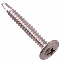 Саморезы для тонких пластин нерж. с буром 4,2х32 мм (16 шт)