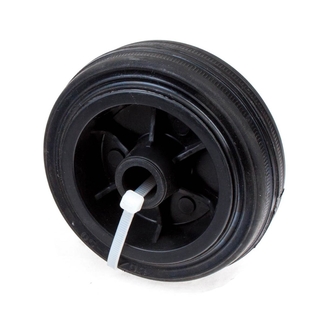 Колесо 80 мм пластмассовое с резиновой шиной "Suki"