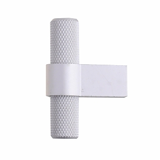 Ручка кнопка штырь алюминиевая, матовый хром (1 шт) - фото2