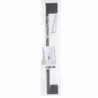 Ручка скоба прямая 192 алюм. матовая черная (1 шт) - фото2