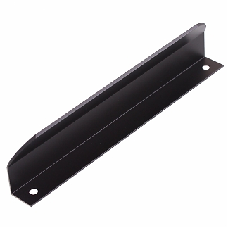 Ручка накладная 160 алюм. матовая черная (1 шт) - фото2