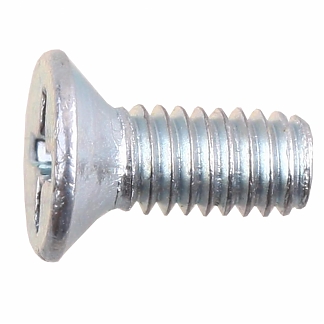 Винт c потайной головкой DIN 965 М3х10, белый цинк 80 шт - фото2