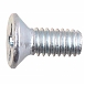 Винт c потайной головкой DIN 965 М3х10, белый цинк 80 шт - фото2