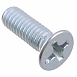 Винт c потайной головкой DIN 965 М3х16, белый цинк 40 шт