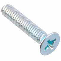 Винт с потайной головкой DIN 965  М5х20 оцинкованный