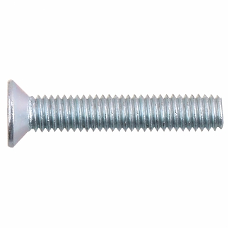 Винт с потайной головкой DIN 965  М5х40 оцинкованный - фото2