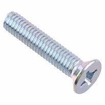 Винт с потайной головкой DIN 965  М6х35 оцинкованный