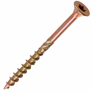 Саморез конструкц. универсальный пот.гол. 5,0х60 желтый цинк (60 шт)