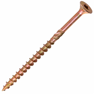 Саморез конструкц. универсальный пот.гол. 5,0х70 (желтый цинк) 2500 шт