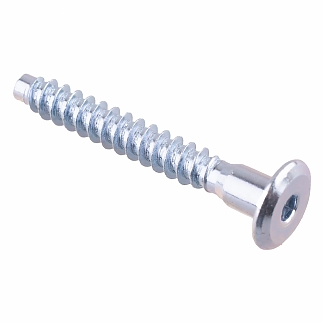 Стяжка шурупная плоск. 7,0х50 HEX, цинк белый 30 шт