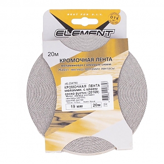 Кромочная лента меламиновая с клеем 19 мм (20169) сосна рустик (20 м) "Element" - фото2