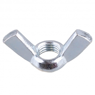 Гайка барашковая DIN315 М18 белый цинк (15 шт)