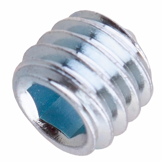 Винты установочные 5х4 мм, цинк белый (4 шт) - фото2