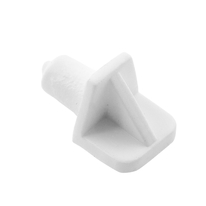 Полкодержатель лопаточка d6 мм пластмассовый белый (16 шт) "Element"