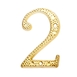Номер дверной "2" золото "Element"