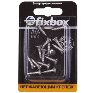 Саморезы универсальные нержавеющие 4,0х16 (15 шт) Fixbox