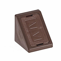 Уголки мебельные пл. с шур. (махагон 6 шт)