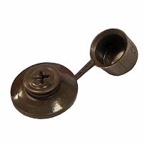 Шляпка для шиферного гвоздя, коричневая (20 шт)