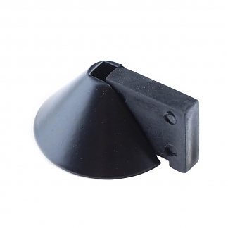 Ограничитель двери напольн.кругл.мет. (черный 1 шт)