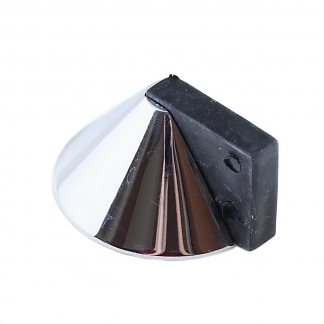 Ограничитель двери напольн.кругл.мет. (хром 1 шт)