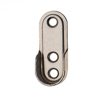 Держатель для овал.штанги 30х15мм мет. (хром упак (2 000 шт))