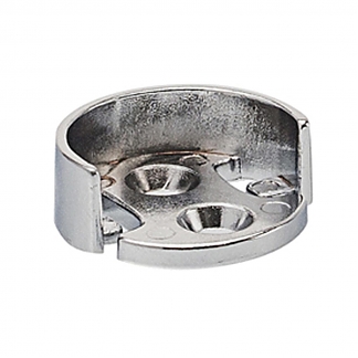 Держатель для трубы 25мм мет. (хром упак (50 шт))