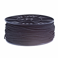Шнур плотн. с сердеч. 5,0 мм (черный упак (200 м))
