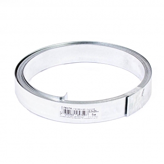 Лента упаковоч. 0,5х20мм (белый цинк упак (5 м))