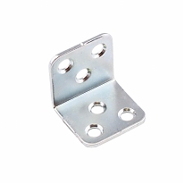 Уголок мебельный 30х30х30х2 мм (белый цинк  (200 шт))