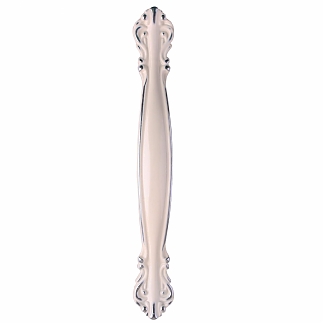 Ручка-скоба ретро 64мм (серебристый 1 шт) - фото2