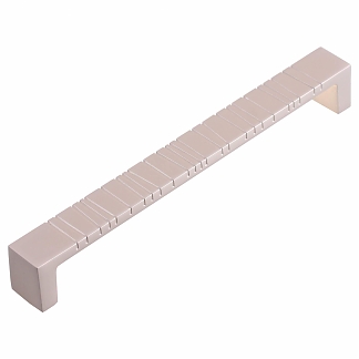 Ручка-скоба "скамейка" 192мм (матовый никель 1 шт)