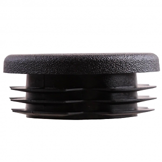 Заглушка д/труб D42мм, пласт  (черный 1 шт) - фото2