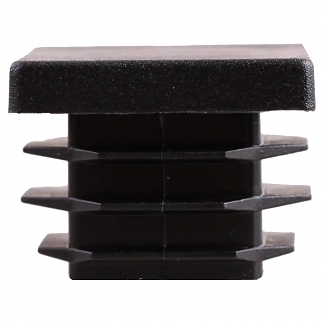 Заглушка д/труб 30х30 мм, пласт (черный 1 шт)