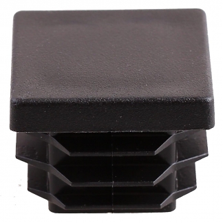 Заглушка д/труб 30х30 мм, пласт (черный 1 шт) - фото2